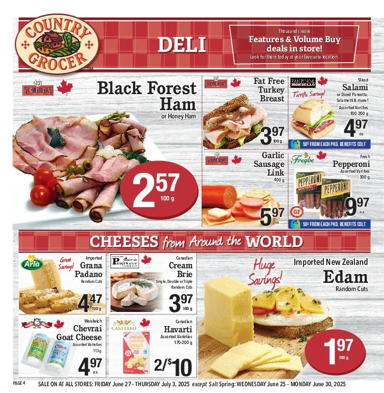 Country Grocer flyers  from June 27 to August 3 2025 - flyer page 5