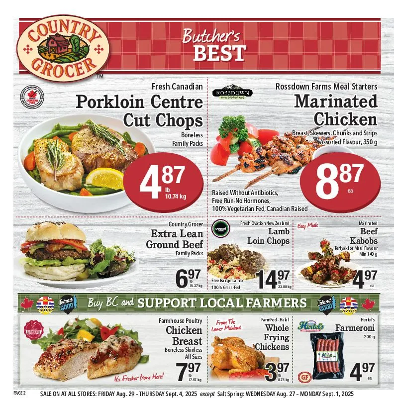 Country Grocer Sales from September 28 to September 4 2025 - flyer page 2