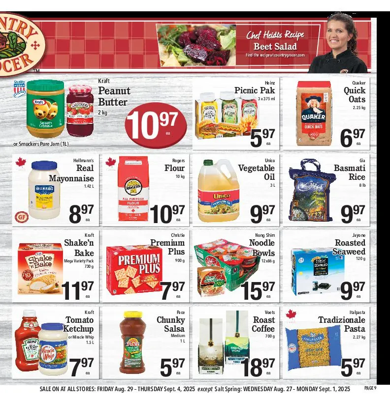 Country Grocer Sales from September 28 to September 4 2025 - flyer page 9