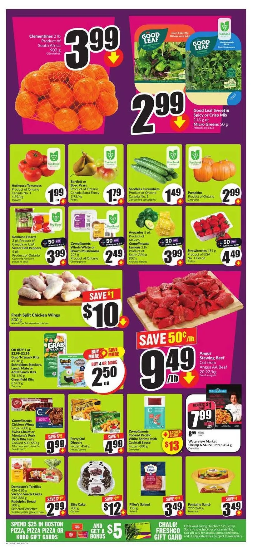 Chalo! Weekly deals! from October 16 to October 23 2024 - flyer page 2