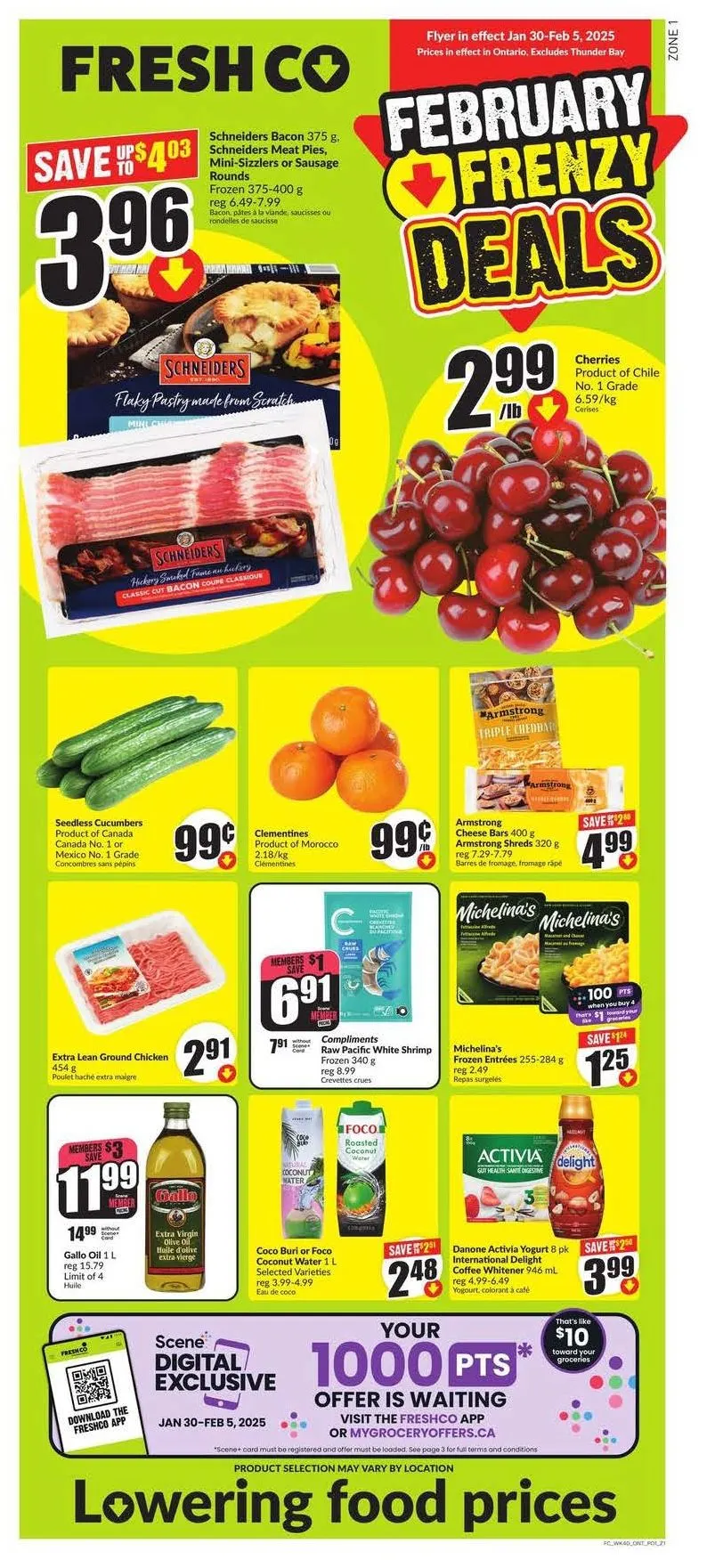 FreschCo Weekly Flyer from February 3 to February 5 2025 - flyer page 1