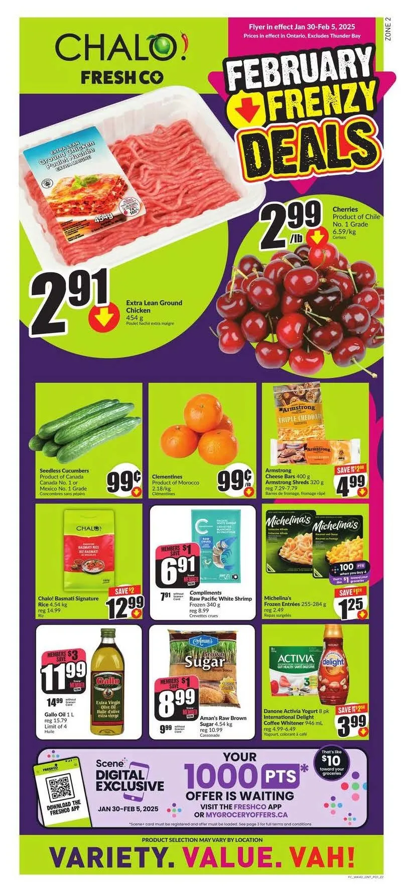 FreschCo Weekly Flyer from February 3 to February 5 2025 - flyer page 1