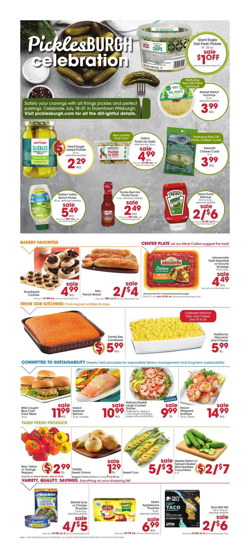 Weekly ad Giant Eagle Weekly Flyer from July 10 to July 17 2024 - Page 4