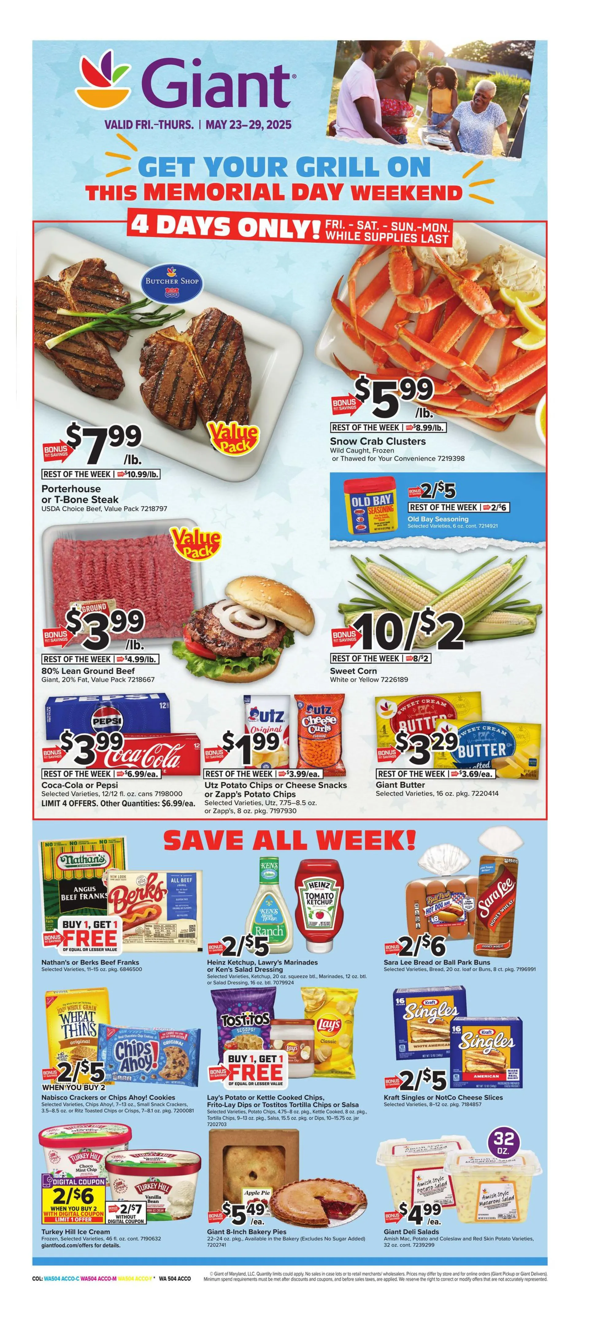 Weekly ad Giant Food Sales from May 23 to May 28 2025 - Page 