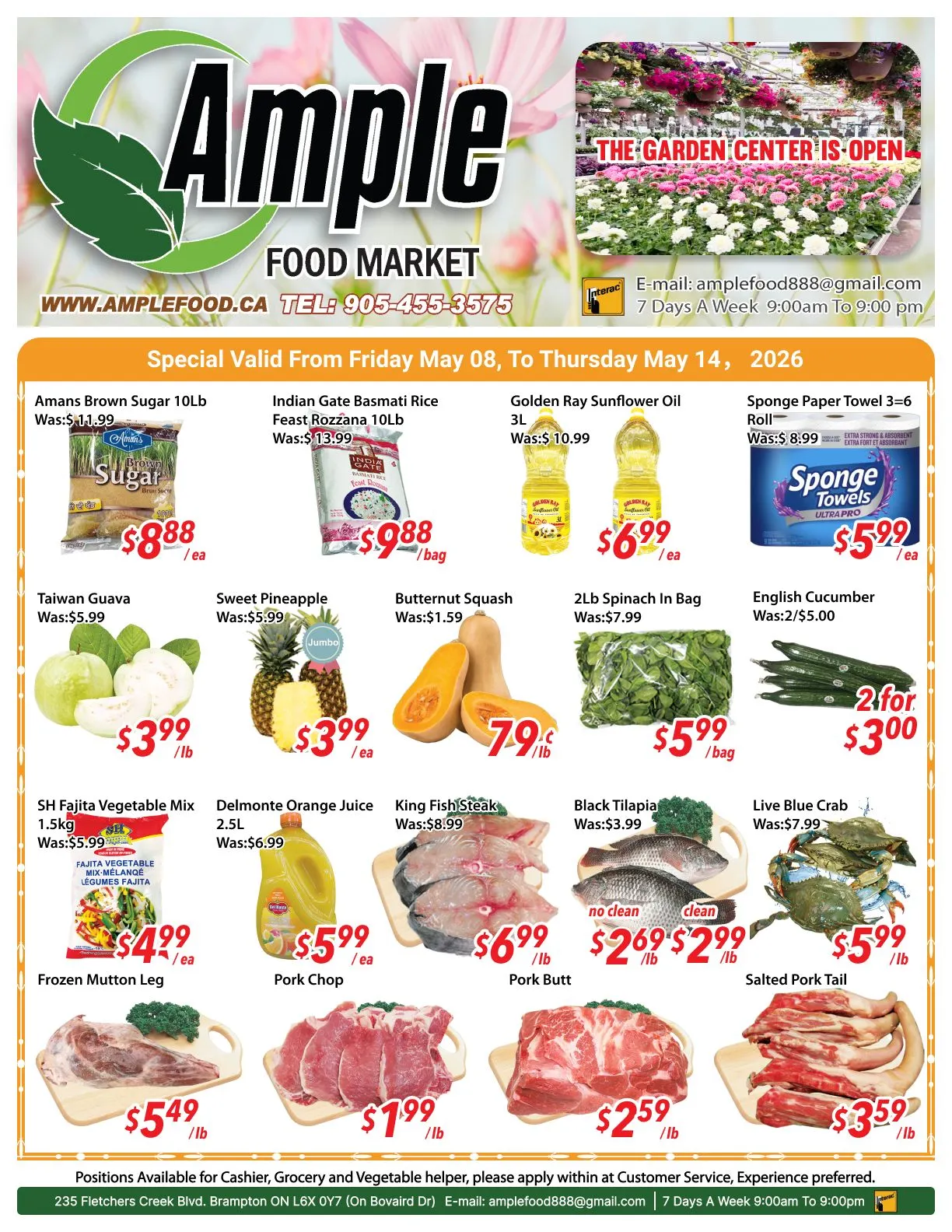 Ample Food Market weekly ads from May 13 to May 14 2026 - flyer page 1