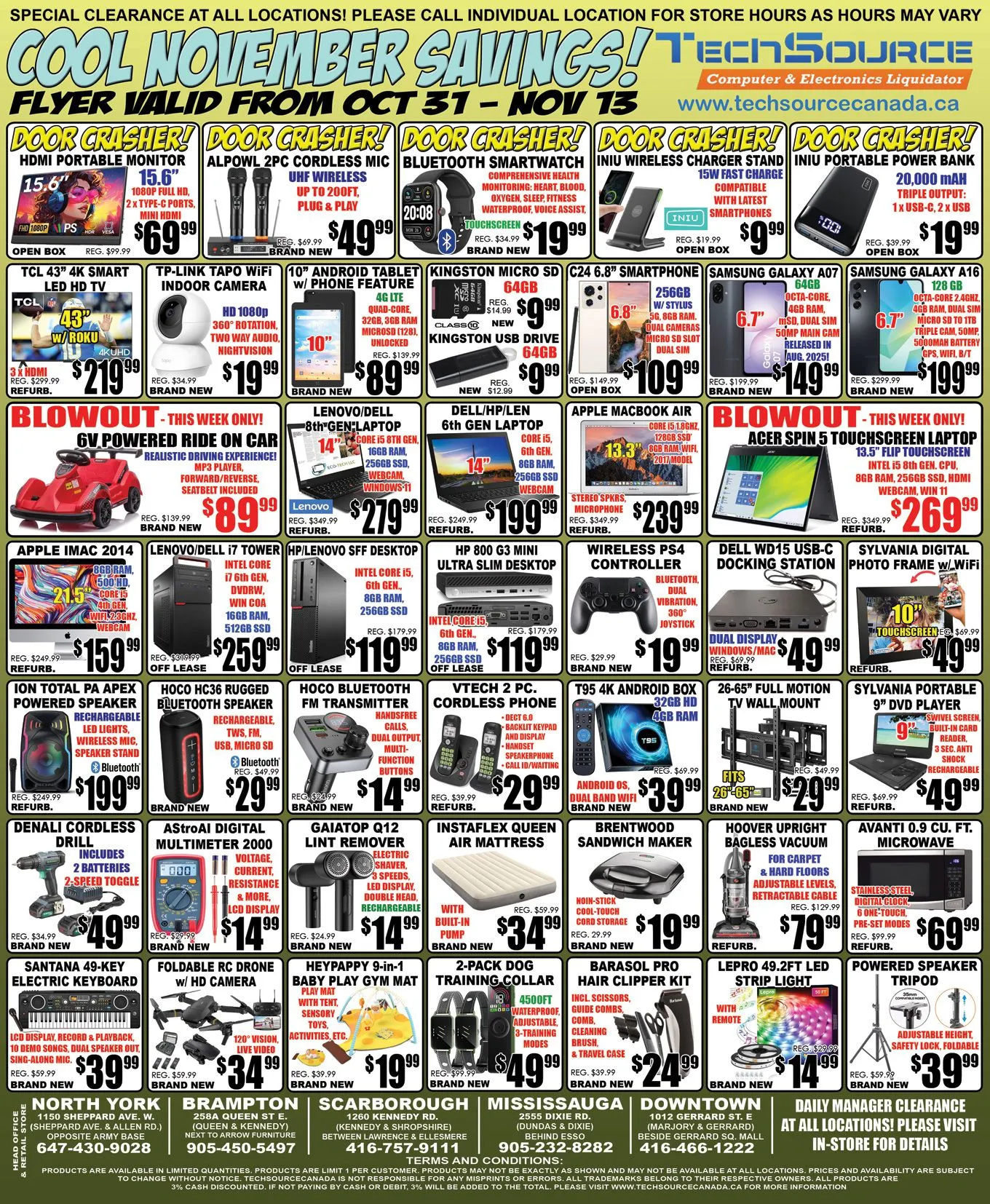 TechSource weekly ads from October 31 to November 13 2025 - flyer page 1