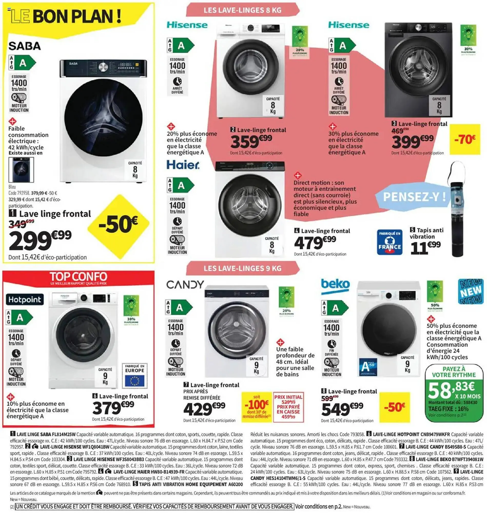 Catalogue Conforama du 10 juin au 7 juillet 2025 - Catalogue page 44