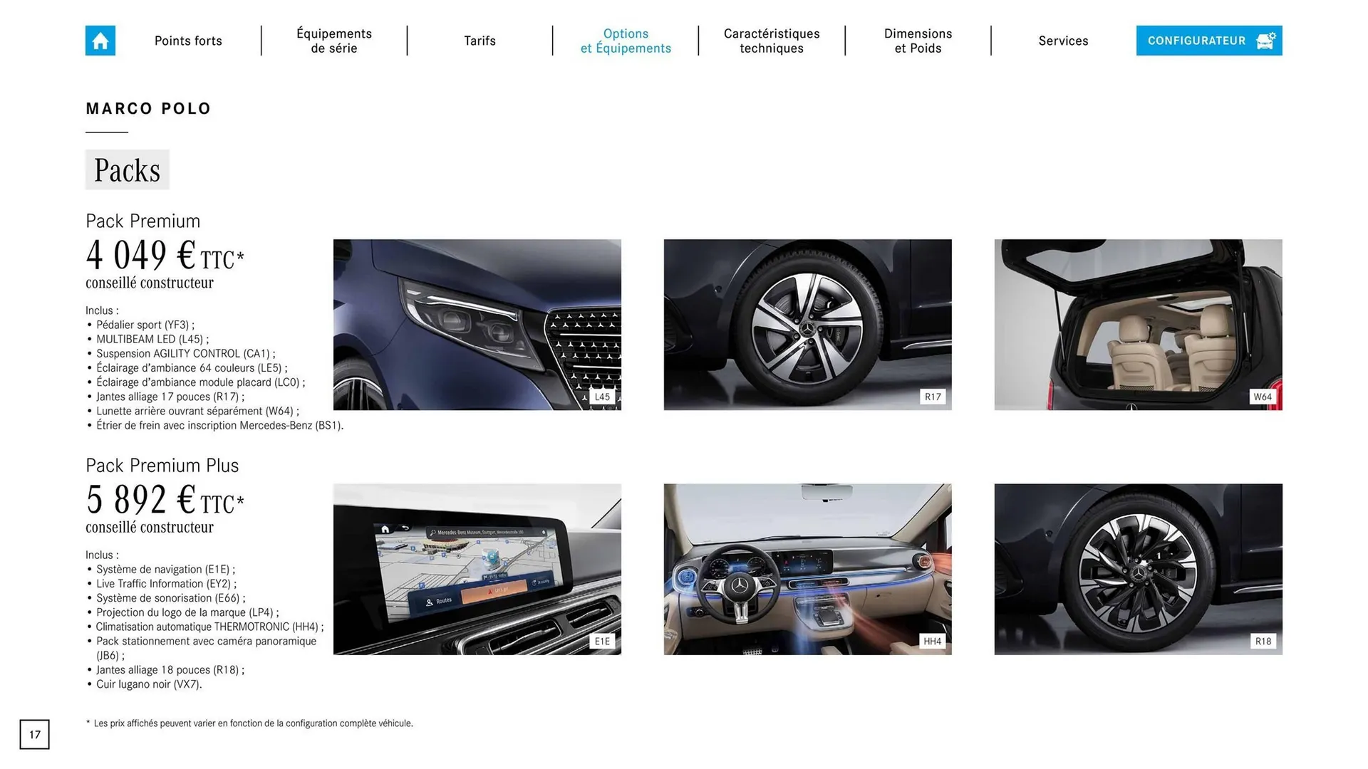 Catalogue Mercedes-Benz du 3 septembre au 3 septembre 2026 - Catalogue page 17
