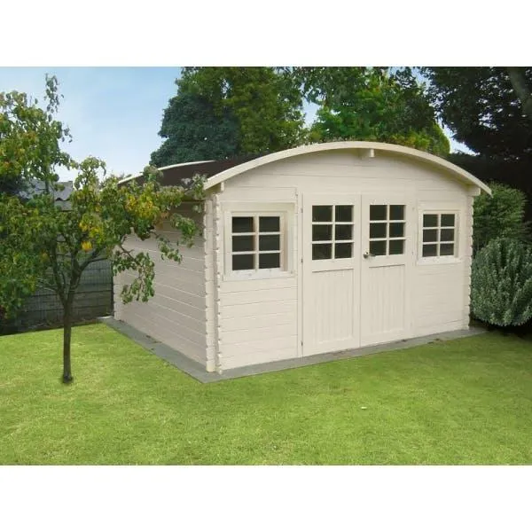 Solid Abri Jardin Bois "dainville Ii" 28mm 11.09m²