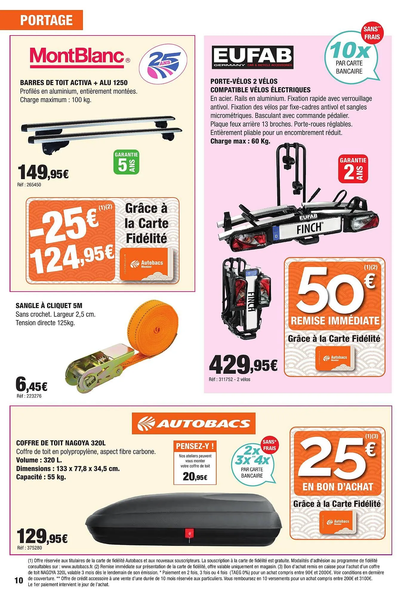 Catalogue Autobacs du 19 mars au 22 avril 2026 - Catalogue page 10