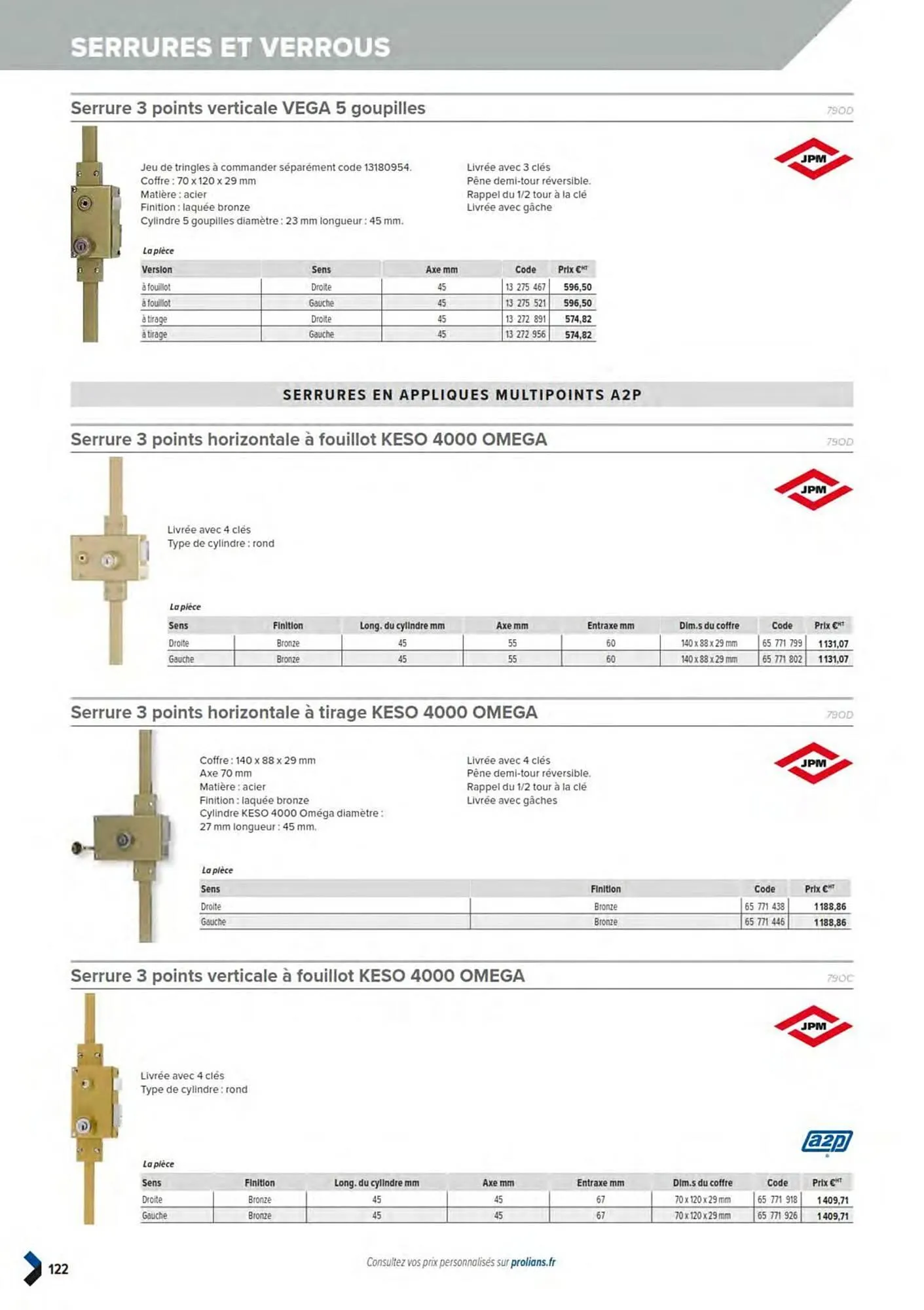 Catalogue Prolians du 11 mars au 31 décembre 2025 - Catalogue page 124