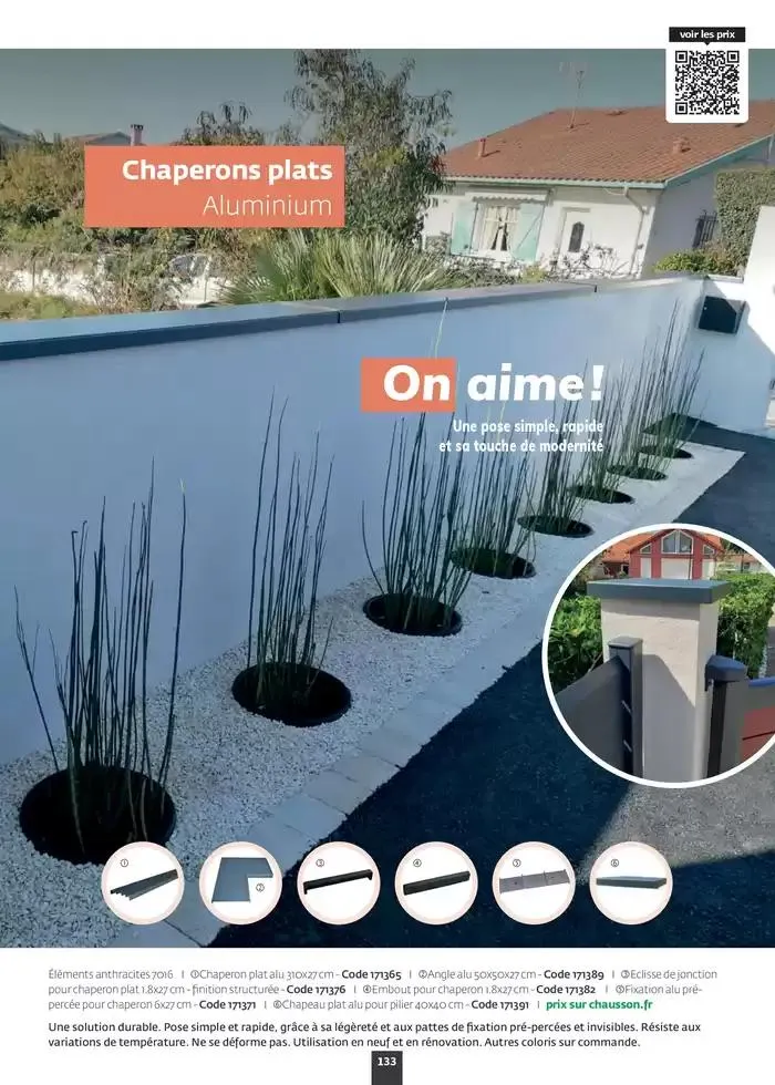 Aménagez votre extérieur SAISON 2025 du 1 janvier au 31 décembre 2025 - Catalogue page 135