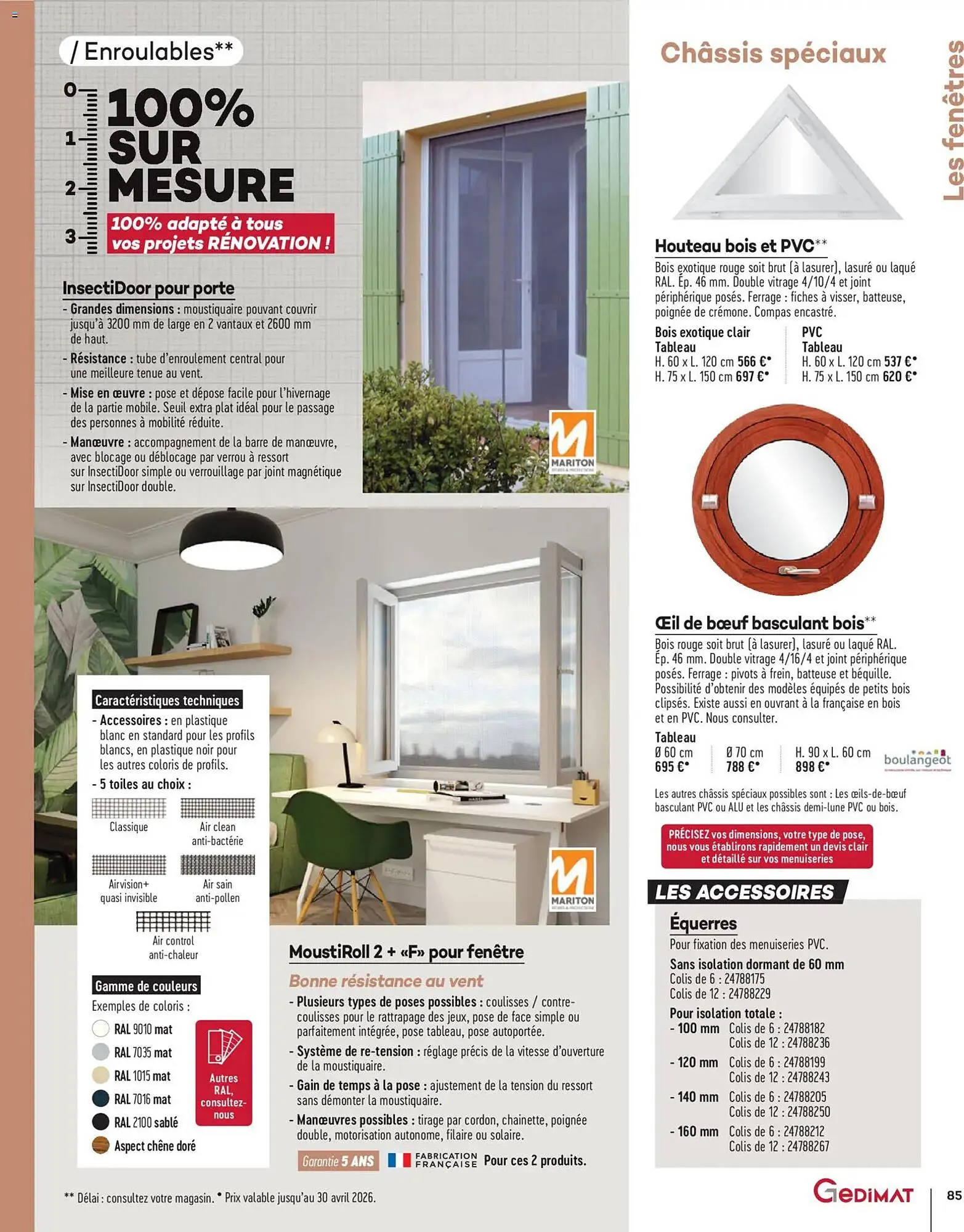 Catalogue Gedimat du 14 avril au 30 avril 2026 - Catalogue page 85