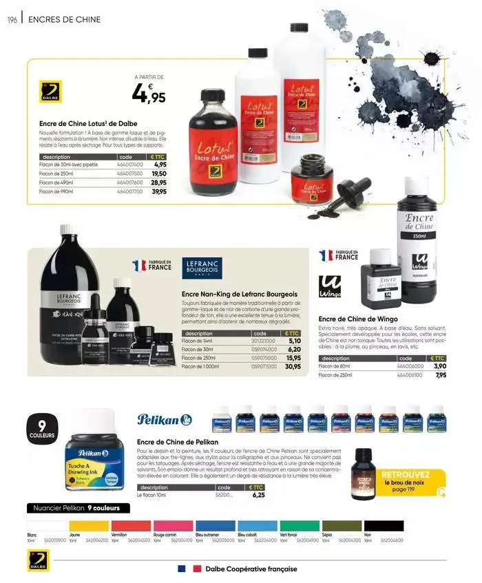 CATALOGUE DALBE 2025 du 27 janvier au 31 décembre 2025 - Catalogue page 198
