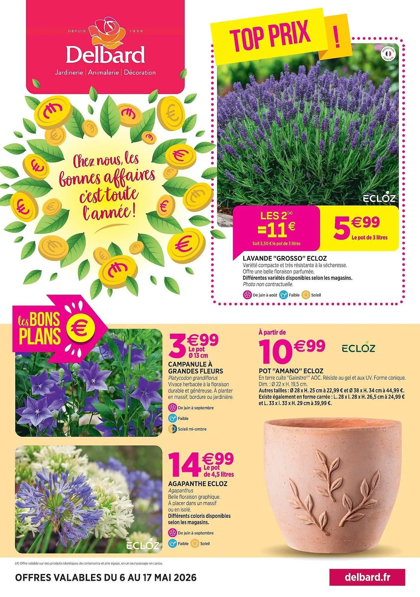 Catalogue Delbard du 6 mai au 17 mai 2026 - Catalogue page 1