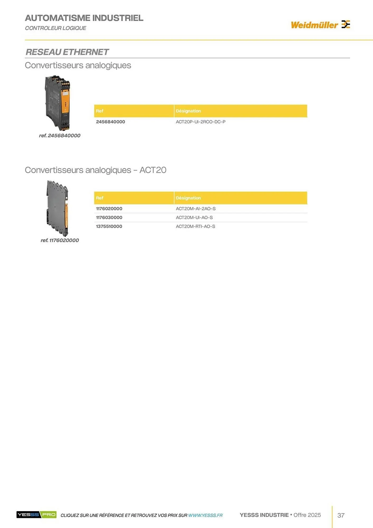 Catalogue Yesss electrique du 28 janvier au 31 décembre 2025 - Catalogue page 39