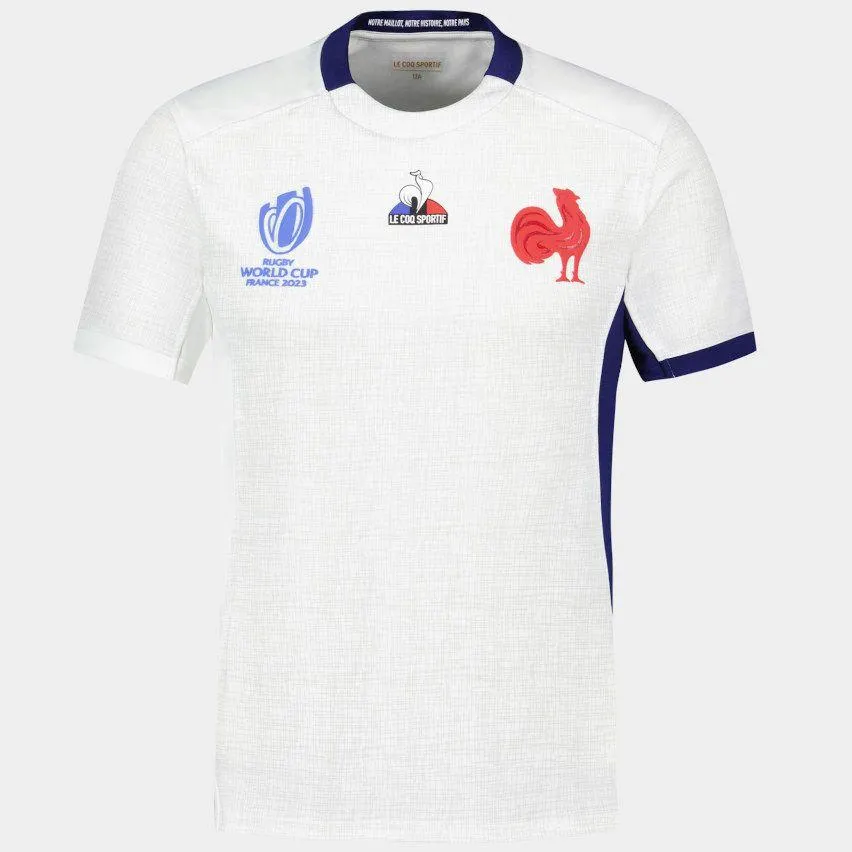 Maillot Rugby France Enfant Extérieur Coupe Du Monde Rugby 2023 - Le Coq Sportif