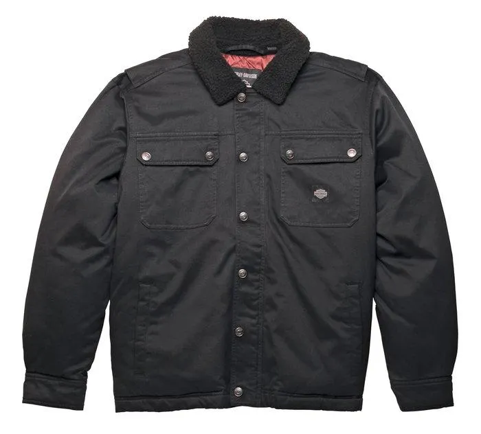 Blouson Milwaukee en sergé pour hommes - Black Beauty