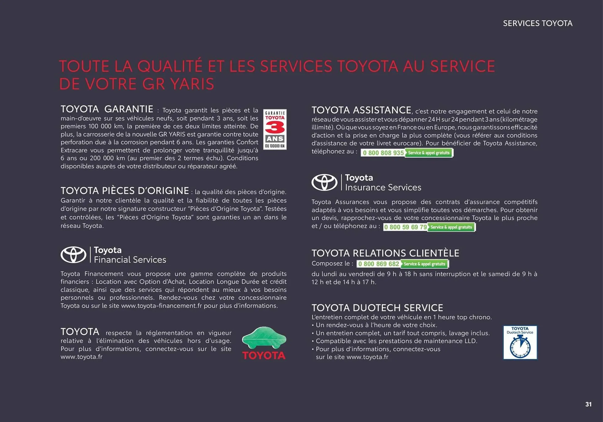 Catalogue Toyota du 11 avril au 11 avril 2026 - Catalogue page 31
