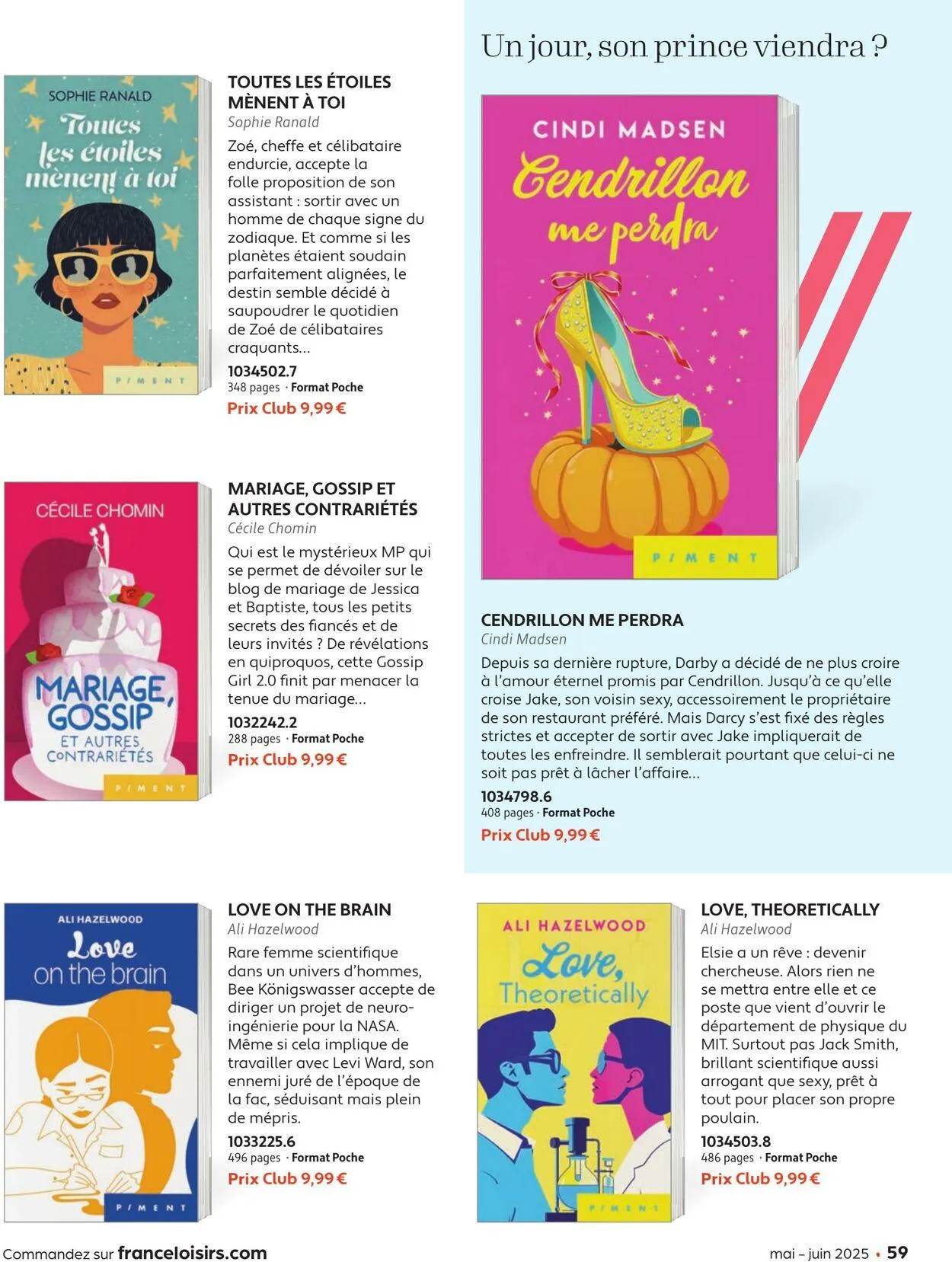 France Loisirs du 1 mai au 30 juin 2025 - Catalogue page 59