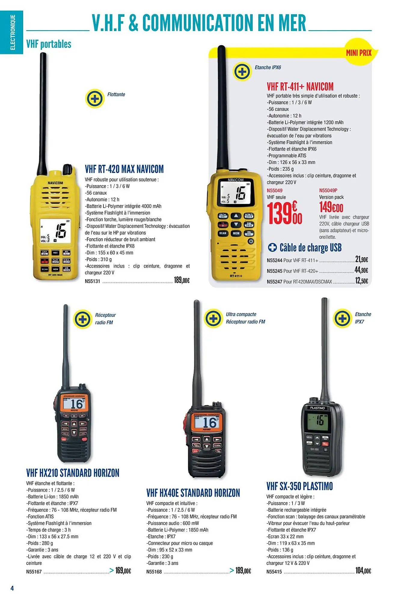 Catalogue Accastillage Diffusion du 1 mars au 31 décembre 2023 - Catalogue page 6