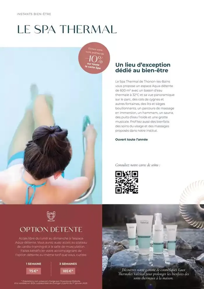 ValVital Brochure établissement Thonon-les-Bains 2025 du 3 mars au 29 novembre 2025 - Catalogue page 10