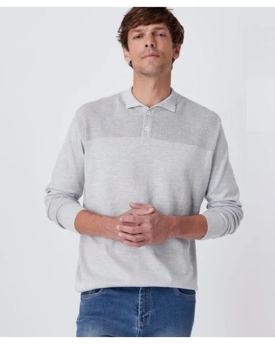 Pull col polo fantaisie