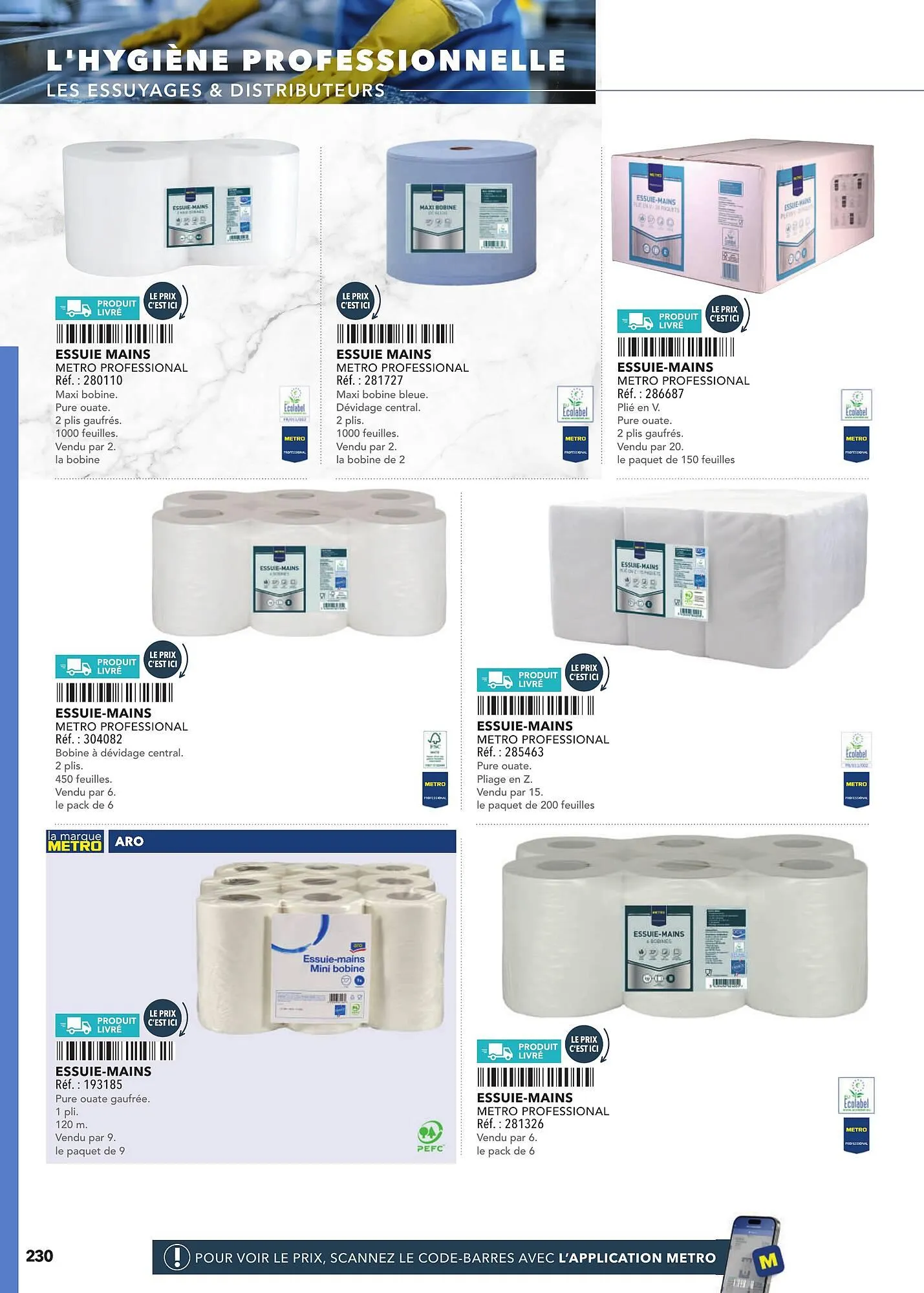 Catalogue METRO du 2 mars au 31 décembre 2025 - Catalogue page 230