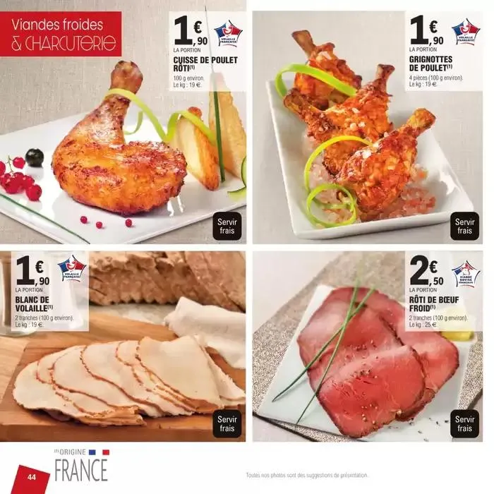 CARTE TRAITEUR PERMANENTE - MIXTE du 27 mars au 24 novembre 2025 - Catalogue page 44