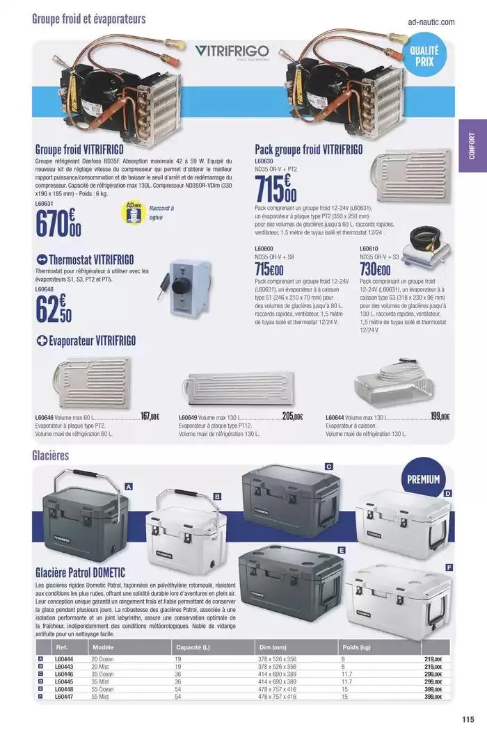 Catalogue Accastillage Diffusion 2025 du 1 janvier au 31 décembre 2025 - Catalogue page 117