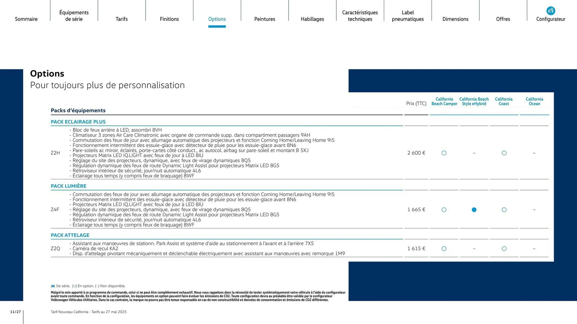 Catalogue Volkswagen du 7 août au 31 mars 2026 - Catalogue page 11