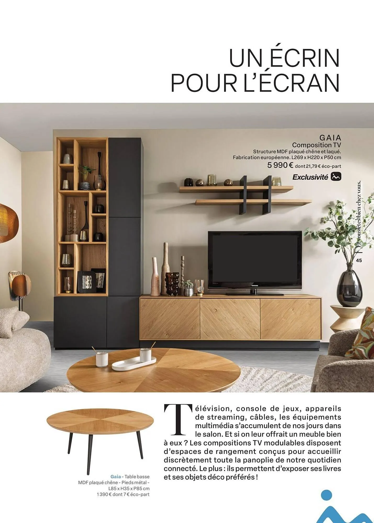 Catalogue monsieur meuble du 16 septembre au 31 mai 2026 - Catalogue page 45