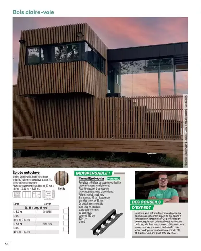 Aménagements Extérieurs 2025 du 1 janvier au 31 décembre 2025 - Catalogue page 72