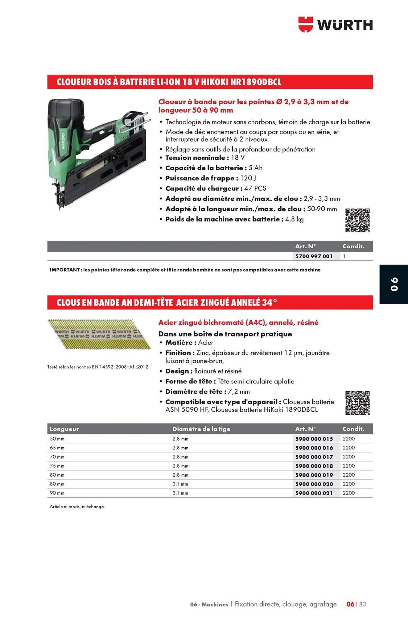 Catalogue Würth du 12 mai au 31 décembre 2025 - Catalogue page 1059