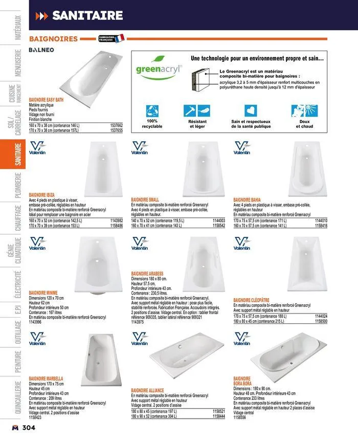 Guide produits 2024 du 15 mars au 31 décembre 2024 - Catalogue page 304