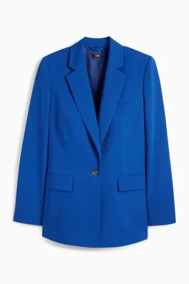 Oversized long blazer