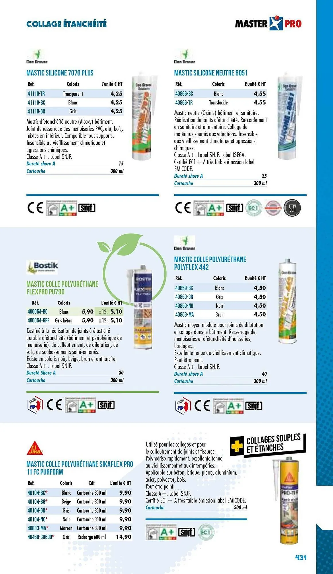 Catalogue Master Pro du 3 janvier au 31 décembre 2025 - Catalogue page 433