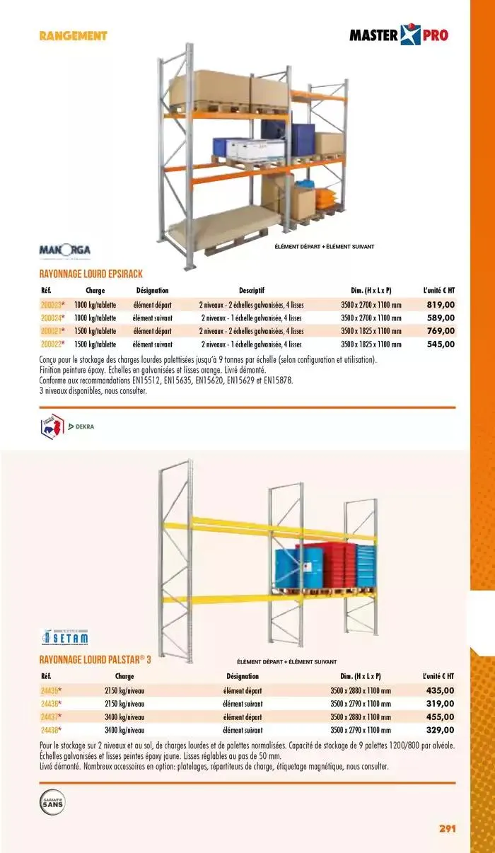 Essentiel Batiment 2025 du 3 janvier au 31 décembre 2025 - Catalogue page 293