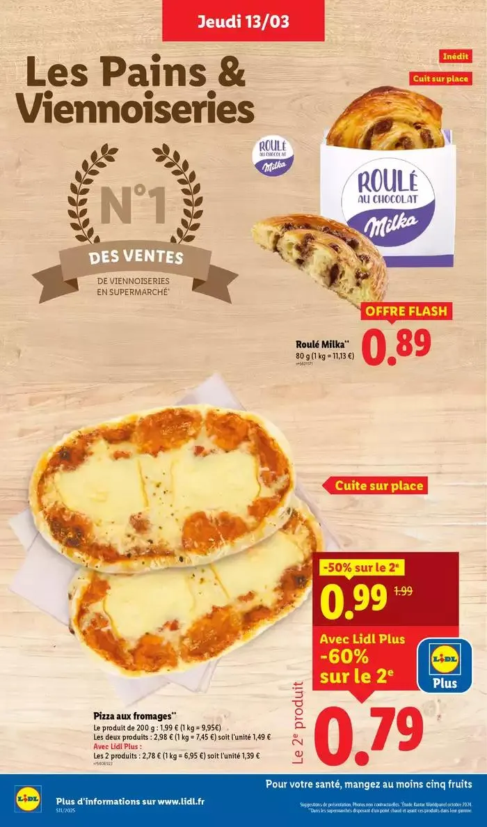 Retrouvez des réductions sur un ensemble de produits de grandes marques chez Lidl ! du 13 mars au 19 mars 2025 - Catalogue page 8