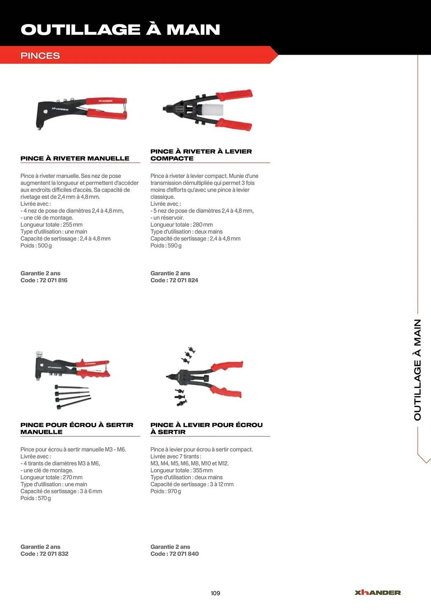 Catalogue Prolians du 2 septembre au 31 décembre 2025 - Catalogue page 109