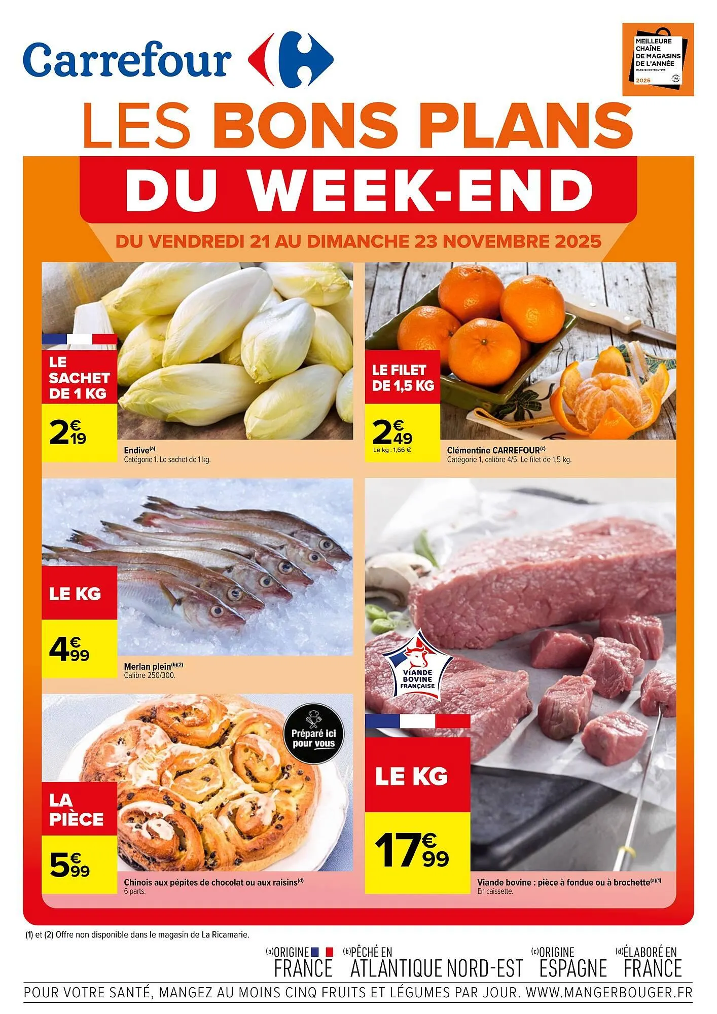 Catalogue Carrefour du 21 novembre au 23 novembre 2025 - Catalogue page 1