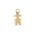 PENDENTIF PETITE FILLE CARADOR OR 375/000