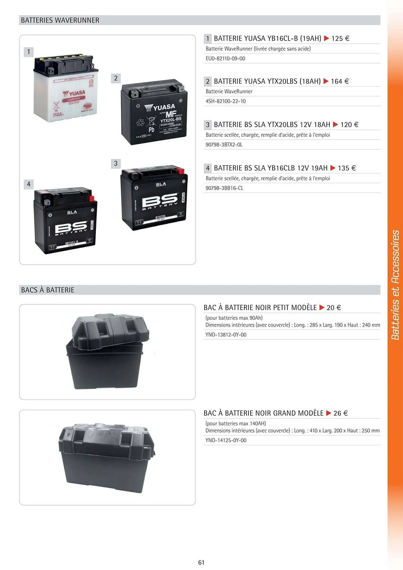 Catalogue Yamaha du 3 juin au 31 décembre 2025 - Catalogue page 61