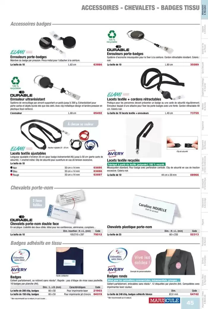 Catalogue Entreprises 2025 du 13 janvier au 31 décembre 2025 - Catalogue page 47