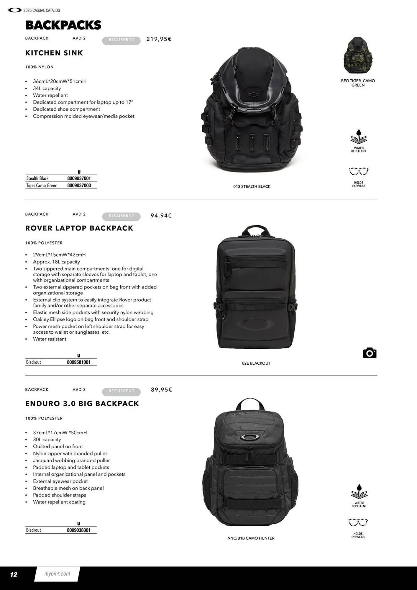 Catalogue Bihr du 27 mars au 31 décembre 2025 - Catalogue page 12