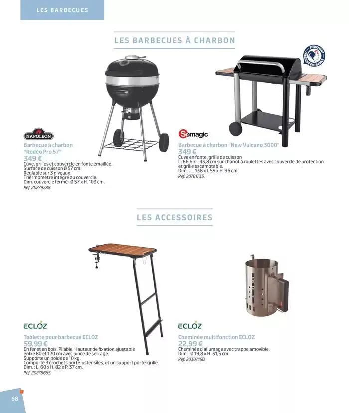 BARBEUC, SIESTE, PÉTANQUE PLACE À LA DÉTENTE du 27 février au 23 juin 2025 - Catalogue page 68