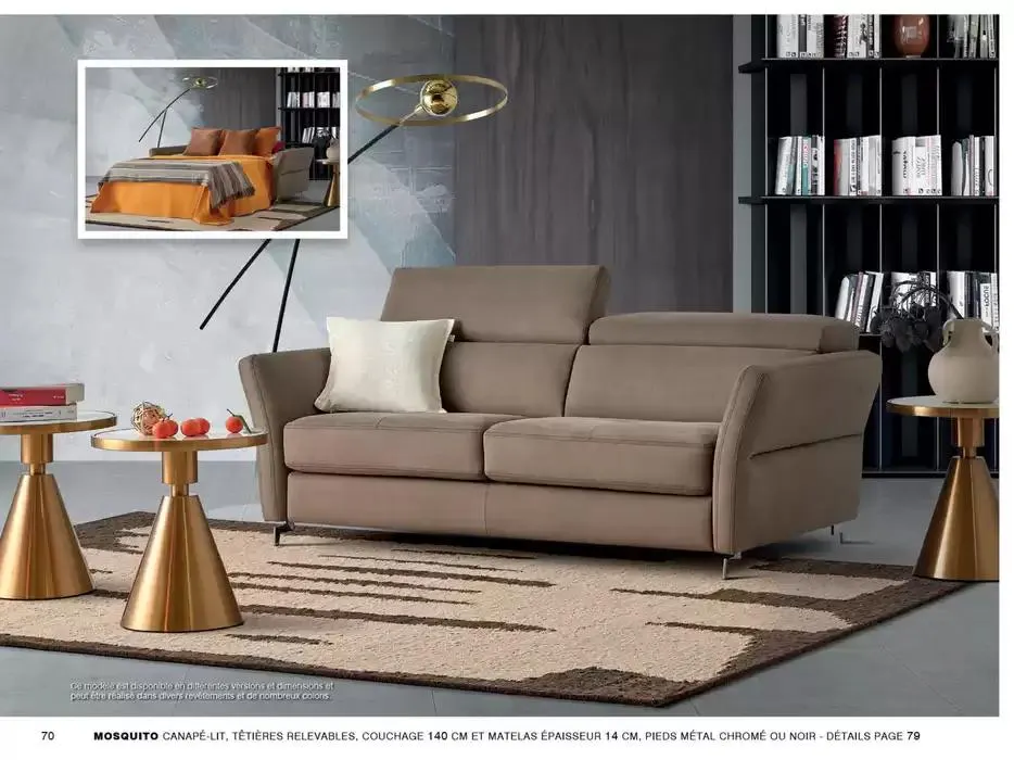 Catalogue Canapés et Fauteuils 2025  du 1 janvier au 31 décembre 2025 - Catalogue page 70