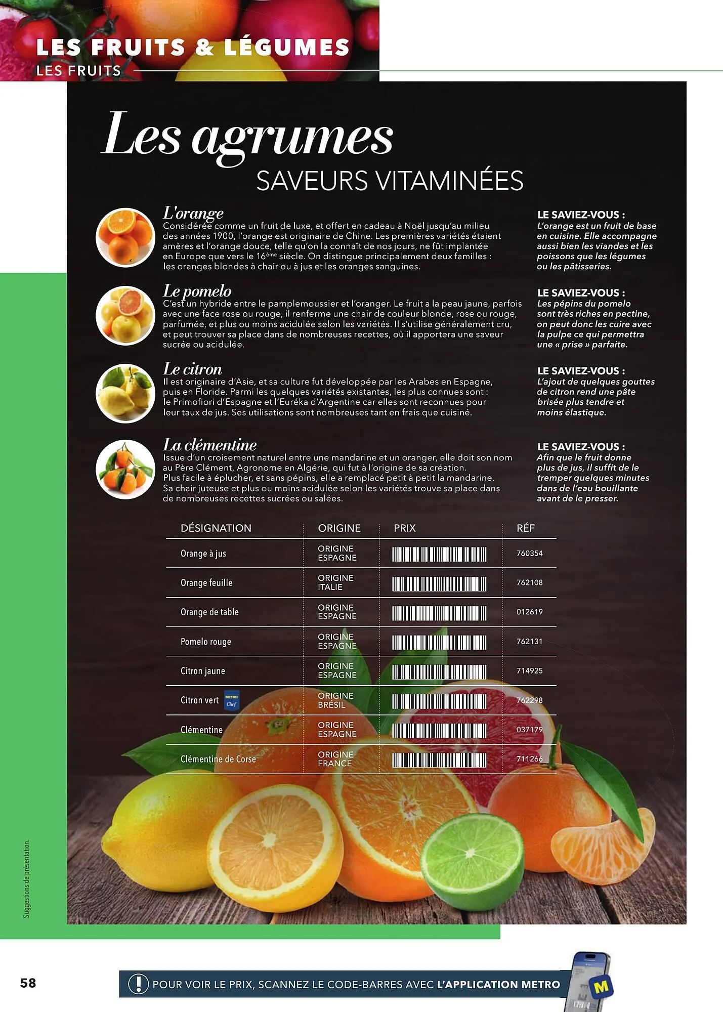 Catalogue METRO du 2 mars au 31 décembre 2025 - Catalogue page 58