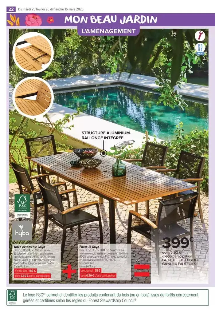 PROFITER ENFIN DE SON JARDIN du 25 février au 16 mars 2025 - Catalogue page 22