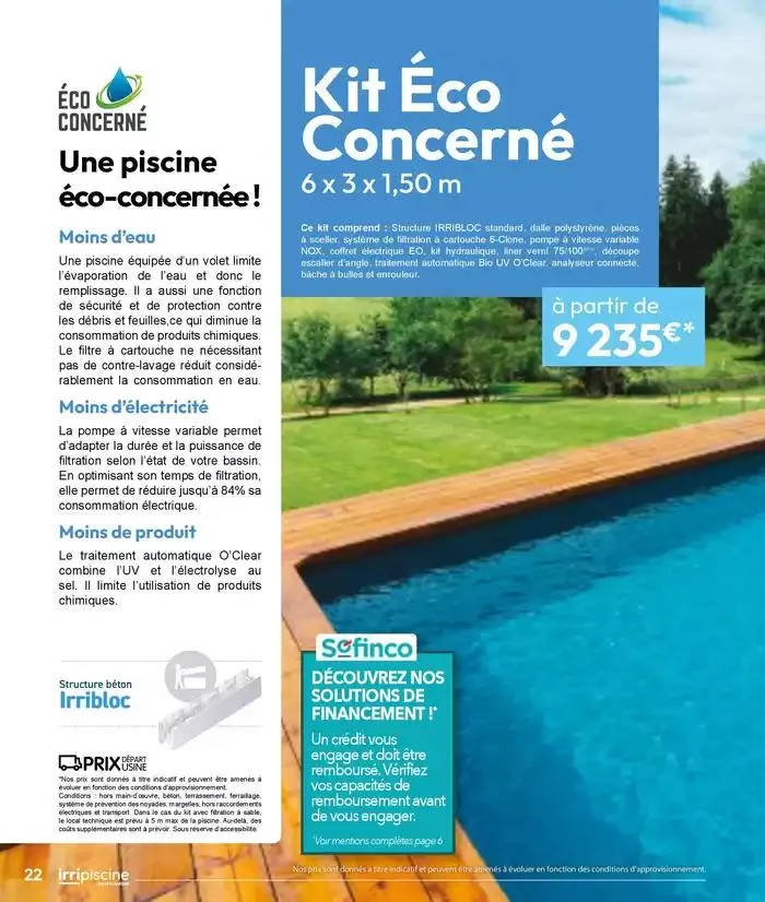 Les plaisir de l'eau Piscine,Spa,Arrosage du 10 mars au 31 décembre 2025 - Catalogue page 22